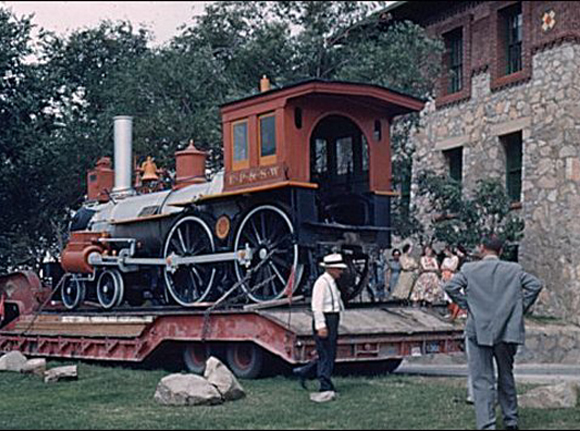 Engine #1 at its arrival to Texas Western College (now UTEP)