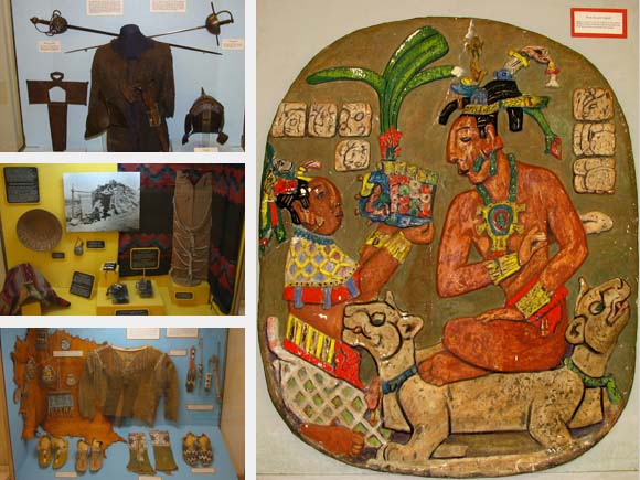 Clothing, artifacts and artwork of the native peoples abound at Centennial Museum